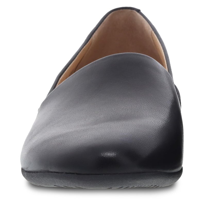 Dansko Larisa Slip-On Flats for Women â€“ Comfotable Flat Shoes with Arch Support â€“ Versatile Casual to Dressy Footwear â€“ Lightweight Rubber Outsole Black Flats 11.5-12 M US - Image 4